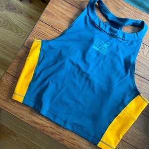 Nike vintage colored workout crop top